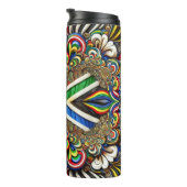 Thermaltumbler mit südafrikanischen Farben Thermosbecher (Nach rechts gedreht)