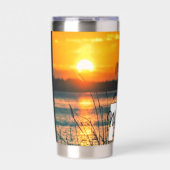 Thermaltumbler personalisiert Monogramm Thermobecher (Vorderseite)