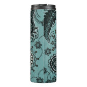 Thermaltumbler personalisiert Monogramm Thermosbecher (Rückseite)