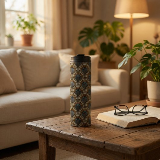 Thermaltumbler Retro Boho Arch Pattern Thermosbecher