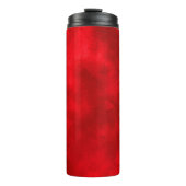 Thermaltumbler, roter Cloud-Effekt Thermosbecher (Vorderseite)