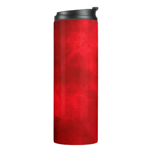 Thermaltumbler, roter Cloud-Effekt Thermosbecher (Nach links gedreht)