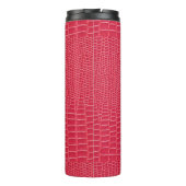 Thermaltumbler, roter Reptil Thermosbecher (Rückseite)