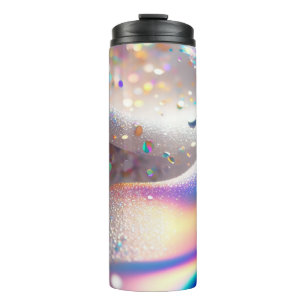 Thermaltumbler Silver Glitzer 12oz Thermosbecher