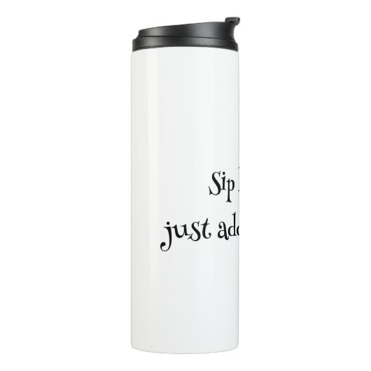 Thermaltumbler Thermosbecher (Nach links gedreht)