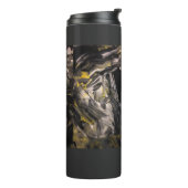 Thermalwäscher mit abstraktem Kunstdesign Thermosbecher (Nach links gedreht)