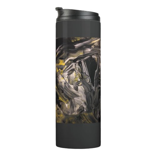 Thermalwäscher mit abstraktem Kunstdesign Thermosbecher (Nach rechts gedreht)