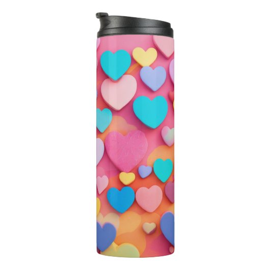 Thermalwasser Flasche mit Herzdesign (Nach rechts gedreht)