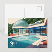 Thermes de Spa Belgien Postkarte (Vorne/Hinten)