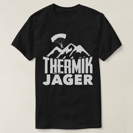 Thermik Jger Paraglider Gleitschirm 2 T-Shirt (Design vorne)