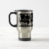 Thermische Tasse - Jugendstil - Affentheater (Links)