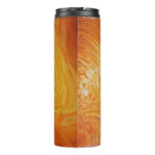 Thermische Tasse - Kräuselungen des Gelbs (Rückseite)