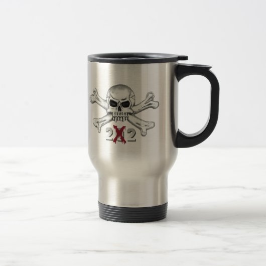 Thermische Tasse w/Skull (Rechts)