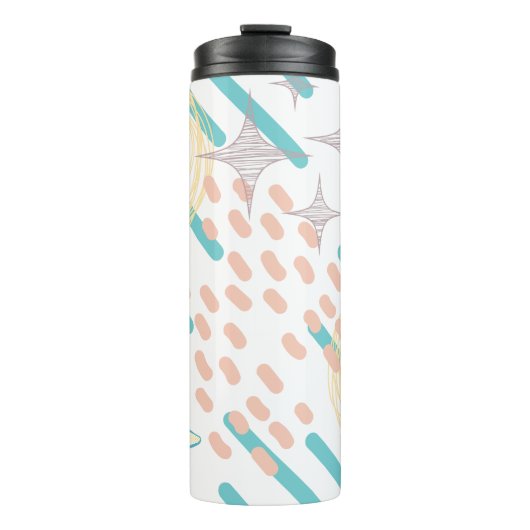 Thermische Taumellinien und -formen Thermosbecher (Vorderseite)