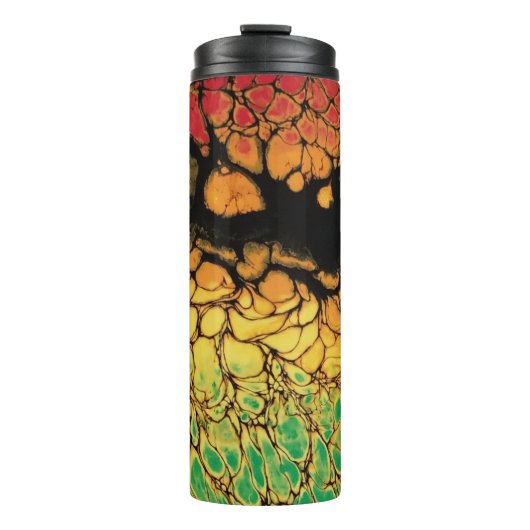 Thermische Trommel - jamaikanische Erschütterung Thermosbecher (Vorderseite)