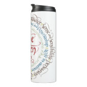 Thermische Trommel - Jane Austen-Zeitraum-Dramen Thermosbecher (Nach rechts gedreht)