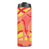 Thermische Trommel - rosa Chaos in Form-Entwurf Thermosbecher (Vorderseite)