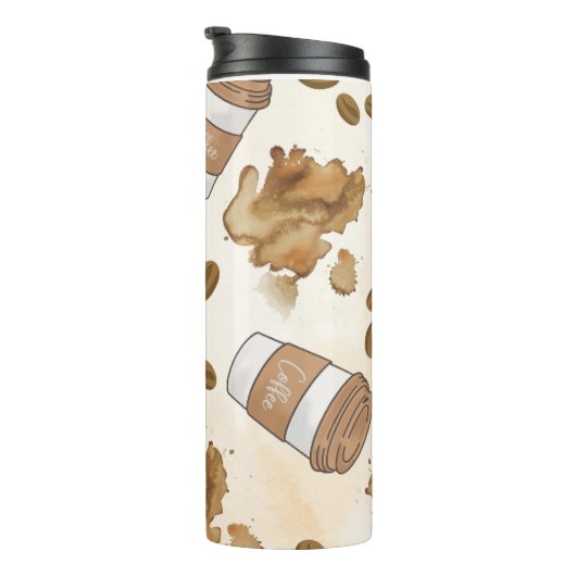 Thermische Tumbler Creme Thermosbecher (Nach rechts gedreht)