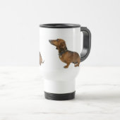 Thermischer Becher daschund Reisebecher (VorderseiteRechts)