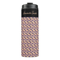 Thermischer Tumbler für niedliches Leopard-Muster