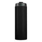 Thermischer Tumbler mit Schwarz-weißem Personalisi Thermosbecher (Vorderseite)
