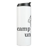 Thermisches Doppeltes ummauerte Flasche (Nach links gedreht)