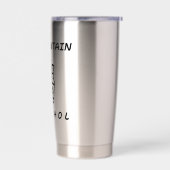 Thermobecher mit Alkohol-Warnhung – Lustig (Links)