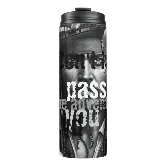 Thermobecher mit Street-Art-Design Thermosbecher (Vorderseite)