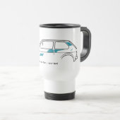 Thermobecher | Mug | Youngtimer | RetroCar | 90er Reisebecher (VorderseiteRechts)
