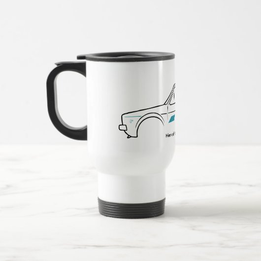 Thermobecher | Mug | Youngtimer | RetroCar | 90er Reisebecher (Links)