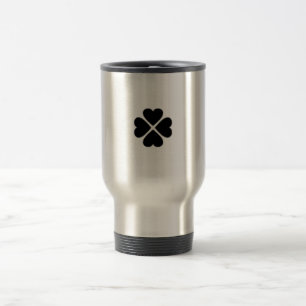 Thermobecher Reisetasse schwarz glücksbringer Reisebecher