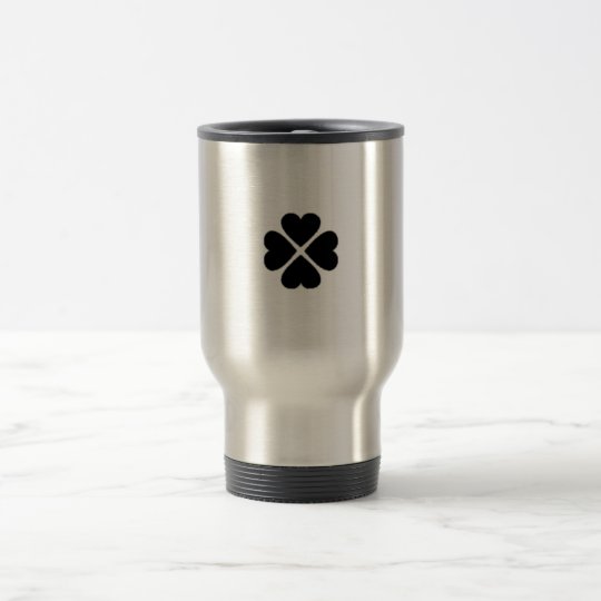 Thermobecher Reisetasse schwarz glücksbringer Reisebecher