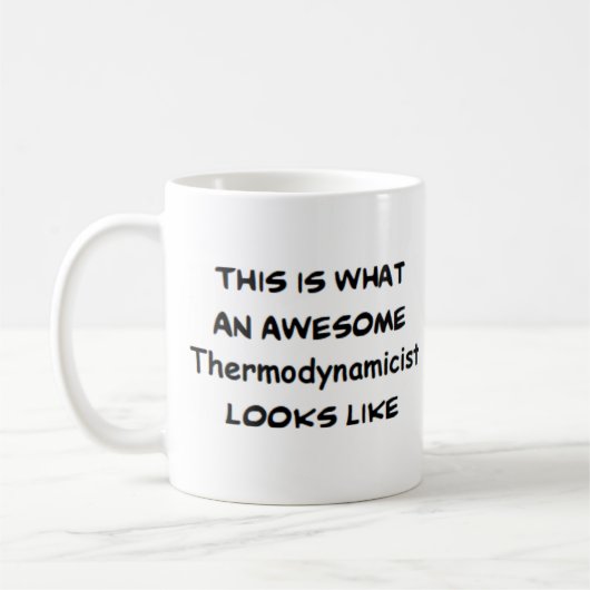 Thermodynamiker, großartig kaffeetasse (Links)