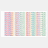 Thermoklebrige aquarelle Minimaletiketten Etiketten (Blatt)