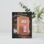 Thermometer am Miami Beach Ocean Drive (Datum einf Postkarte (Stehend Vorderseite)