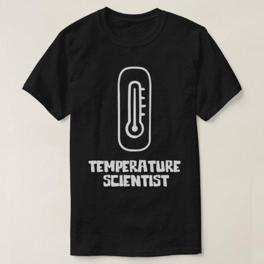 Thermometer des Temperaturforschers T-Shirt (Design vorne)