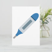 Thermometer Einladung (Stehend Vorderseite)