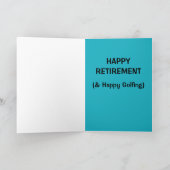 Thermometer für Golf Club - Gutes Geschäft Karte (Innenseite)