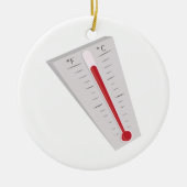 Thermometer Keramik Ornament (Vorne)