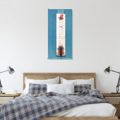 Thermometer mit einer sensygischen Motorhaube über Leinwanddruck (Insitu (Schlafzimmer))