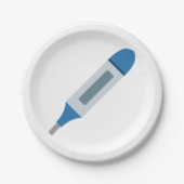 Thermometer Pappteller (Vorderseite)
