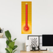 Thermometer Poster (Heimbüro)