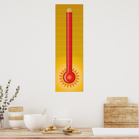Thermometer Poster (Küche)