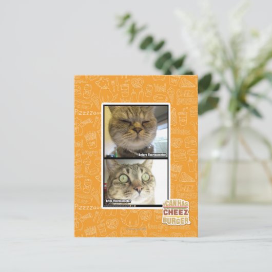 Thermometer Postkarte (Stehend Vorderseite)