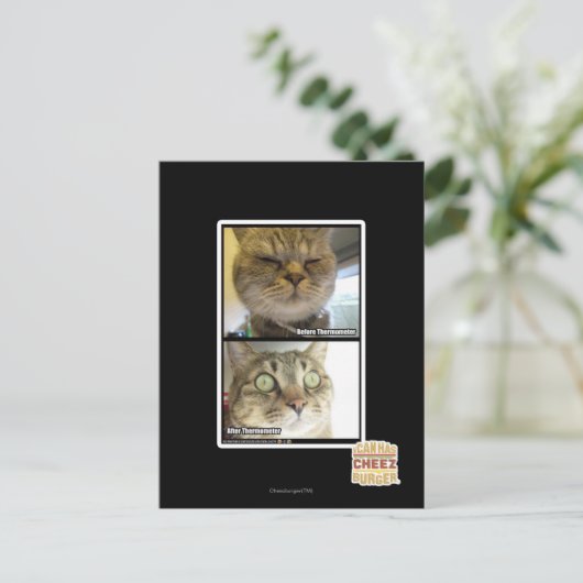 Thermometer Postkarte (Stehend Vorderseite)