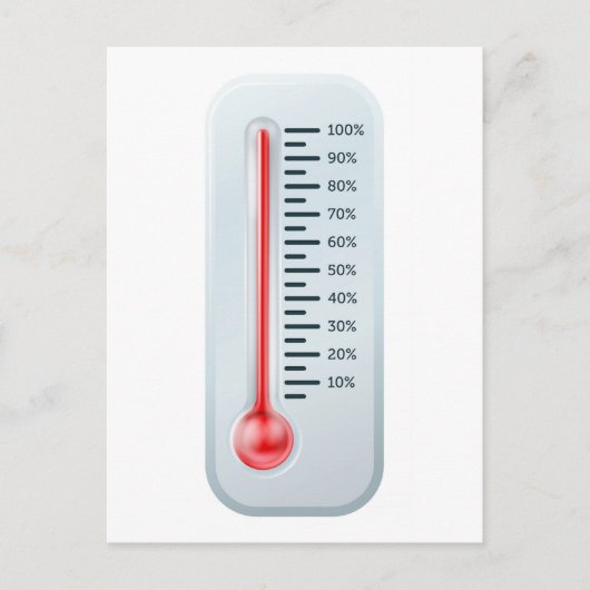 Thermometer Postkarte (Vorderseite)