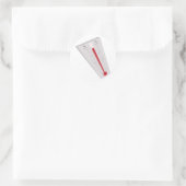 Thermometer Runder Aufkleber (Tasche)