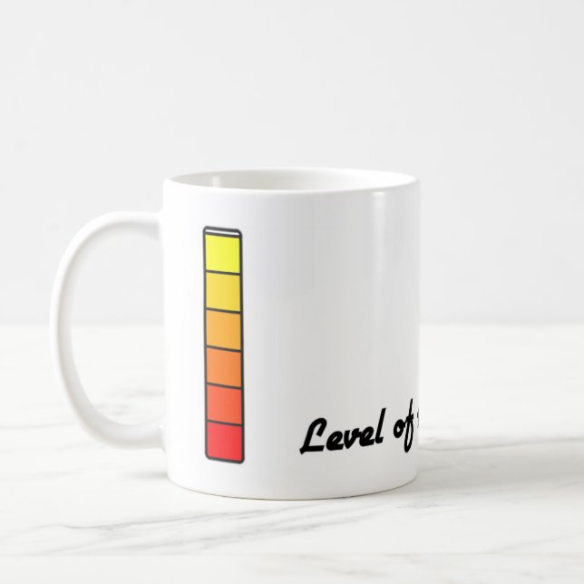 Thermometer-Tasse 2 Kaffeetasse (Links)