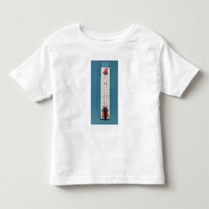 Thermometer übergestiegen mit einer phrygian Mütze Kleinkind T-shirt
