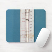 Thermometer übergestiegen mit einer phrygian Mütze Mousepad (Mit Mouse)